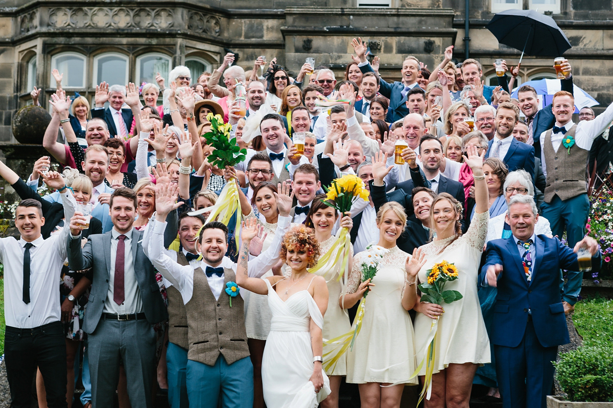 bright colourful quirky wedding 14 1