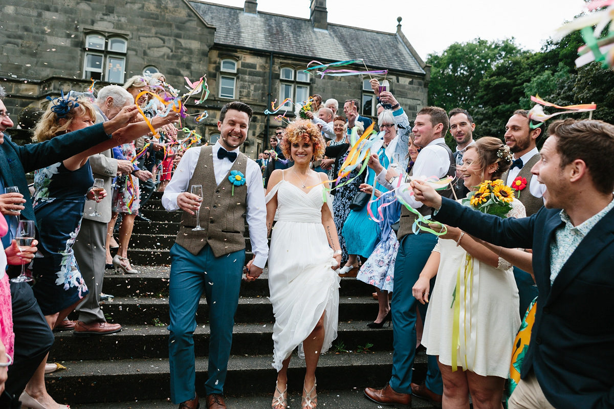 bright colourful quirky wedding 21 1