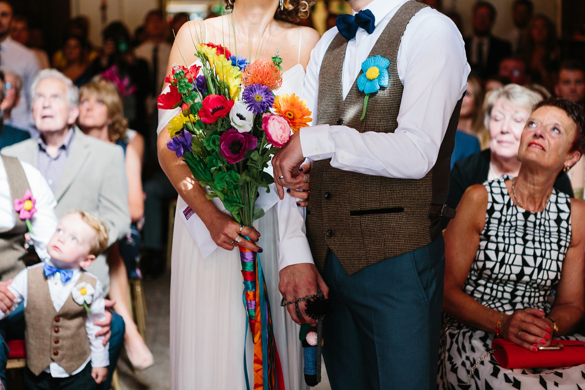 bright colourful quirky wedding 30 1