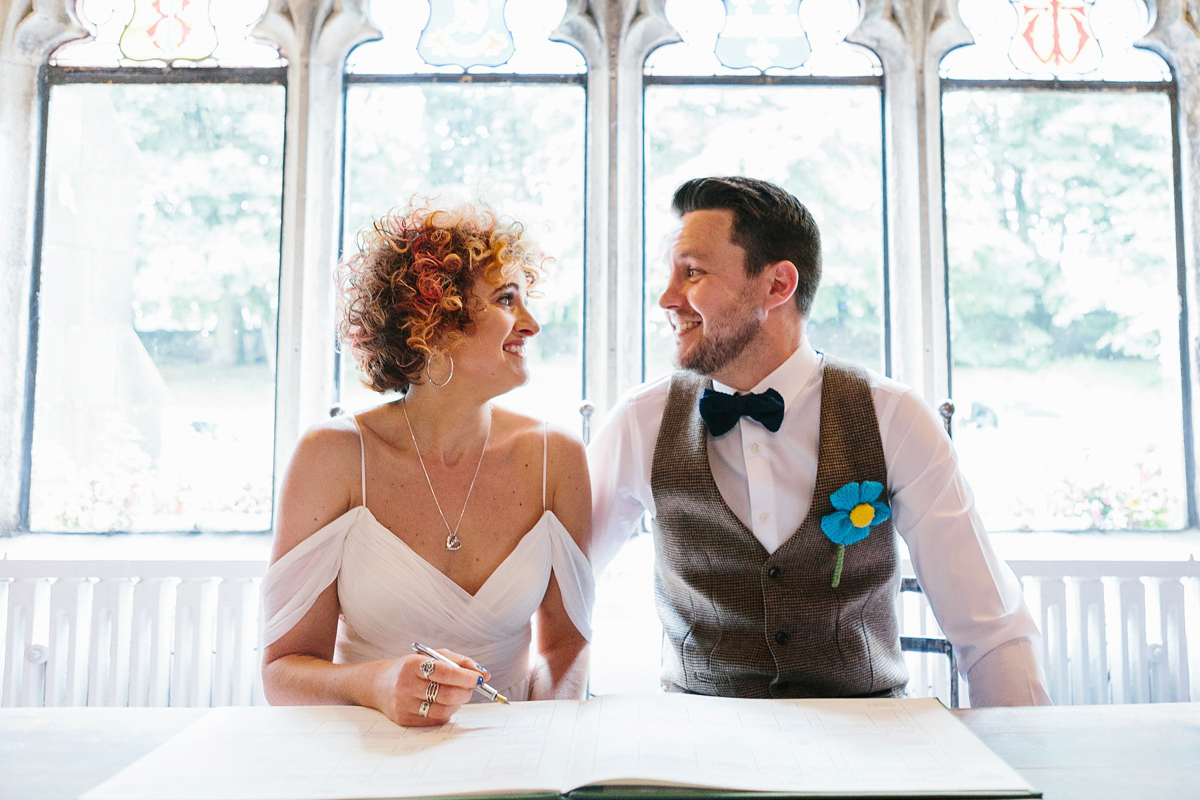 bright colourful quirky wedding 31 1