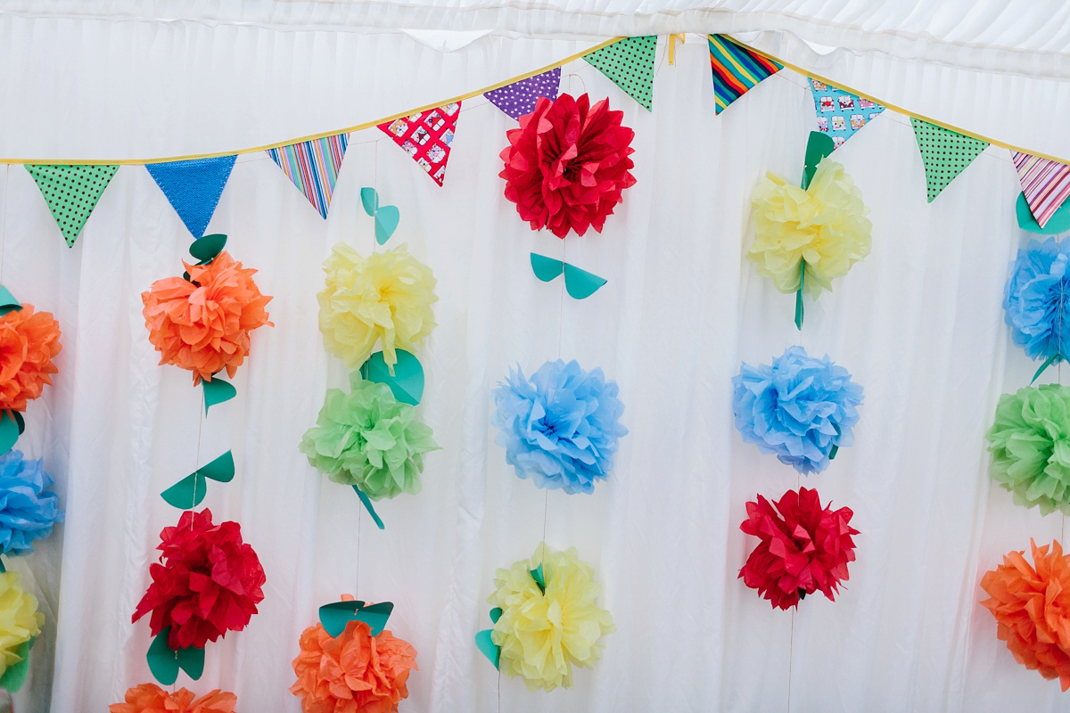 bright colourful quirky wedding 32 1