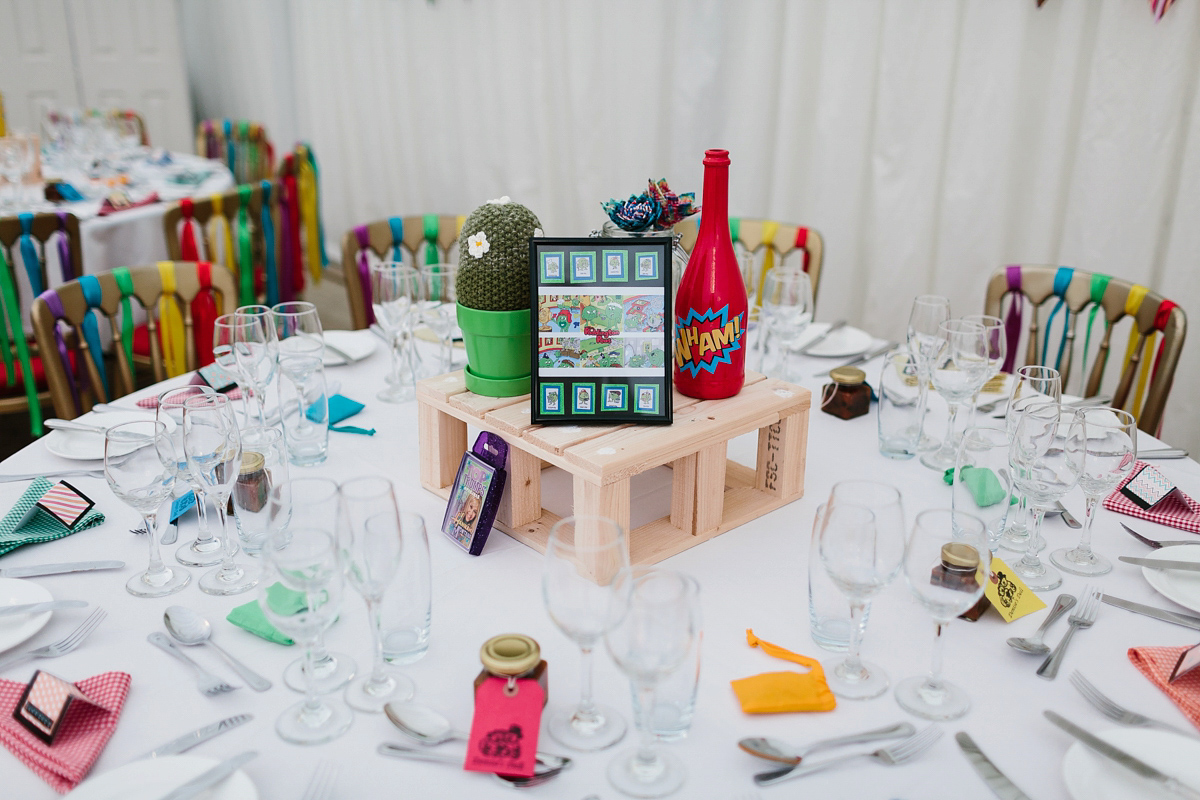 bright colourful quirky wedding 35 1
