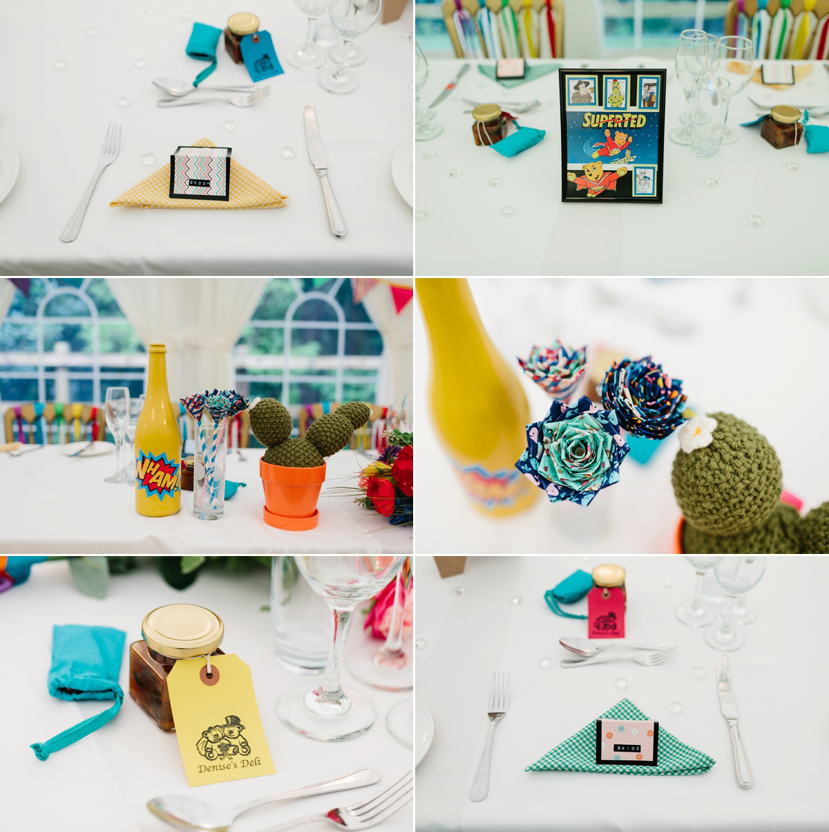 bright colourful quirky wedding 38 1