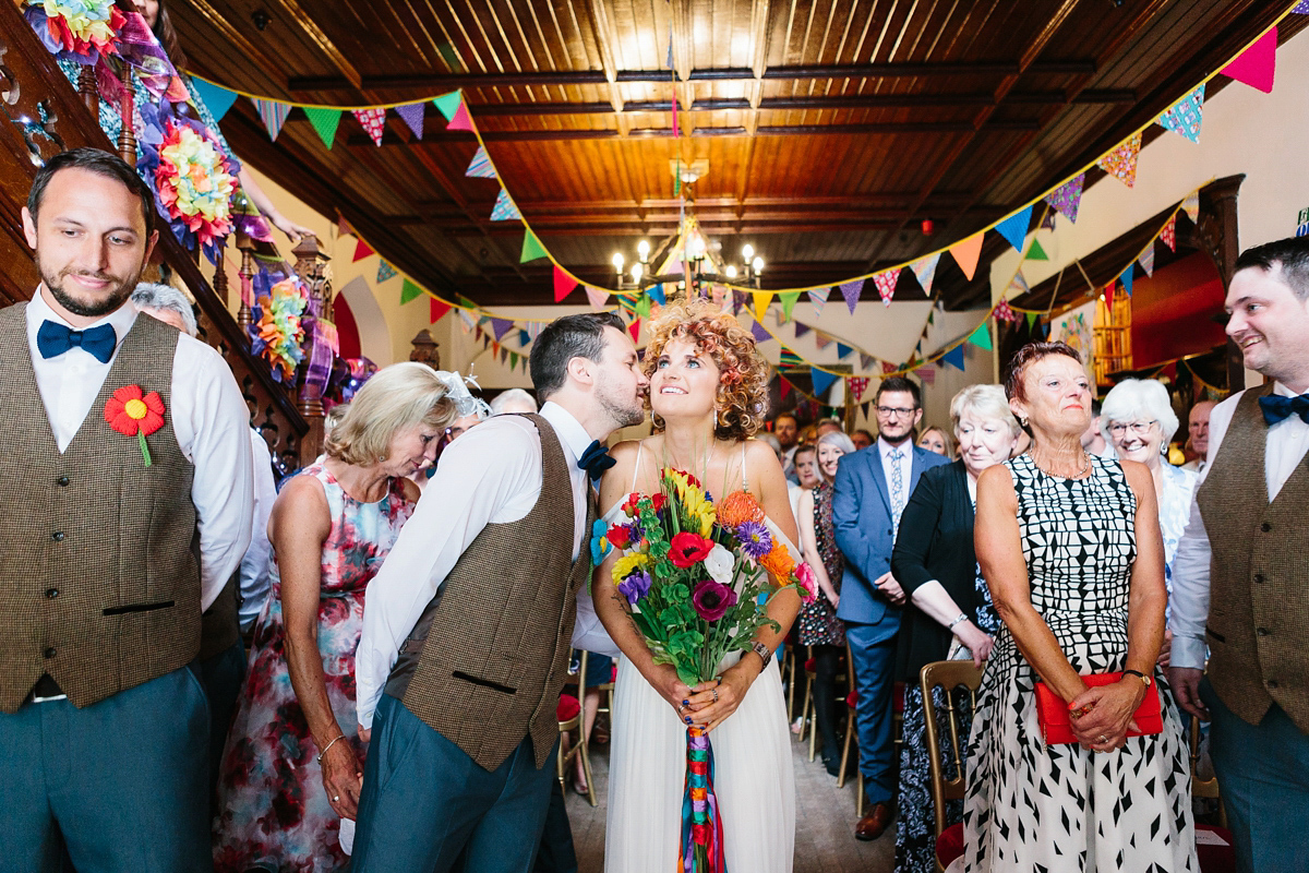 bright colourful quirky wedding 40 1