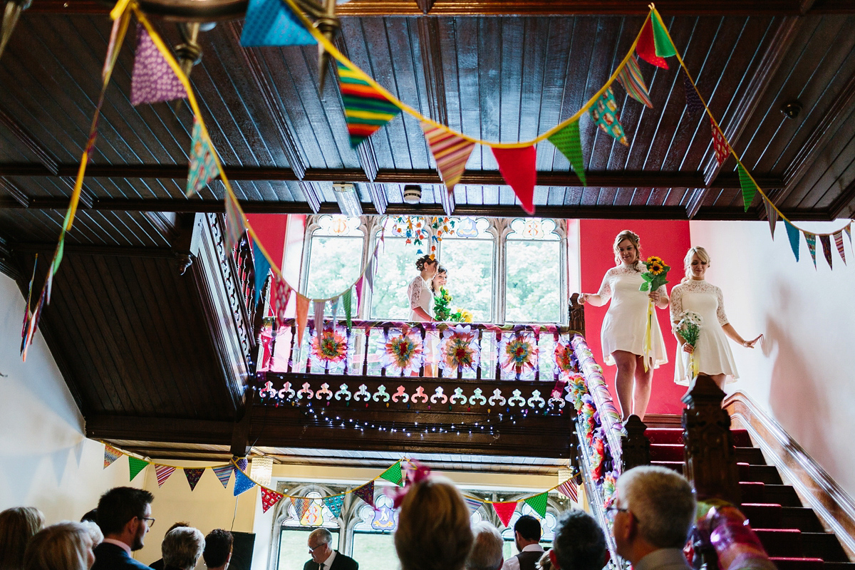 bright colourful quirky wedding 48 1