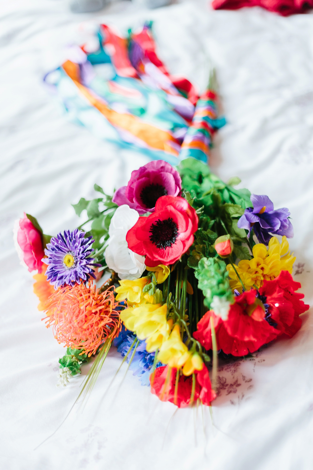 bright colourful quirky wedding 50 1