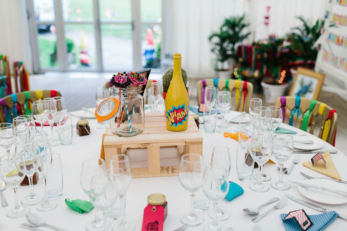 bright colourful quirky wedding 56 1