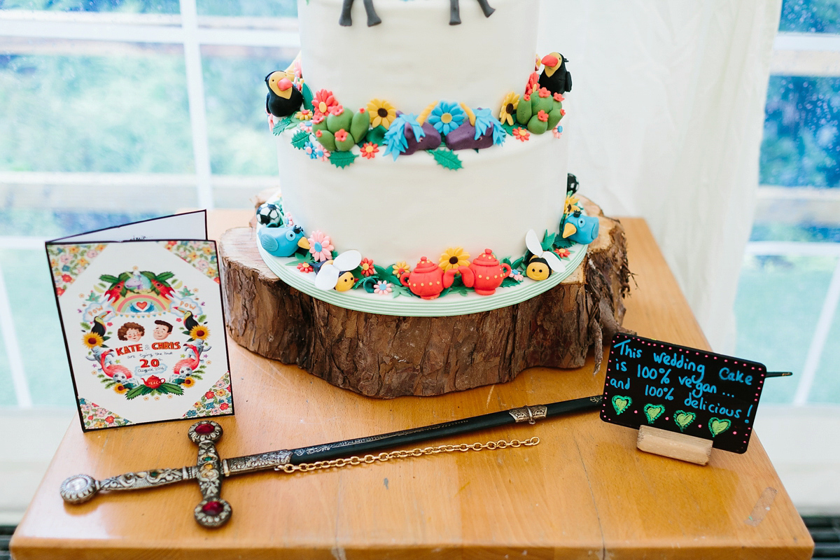 bright colourful quirky wedding 57 1