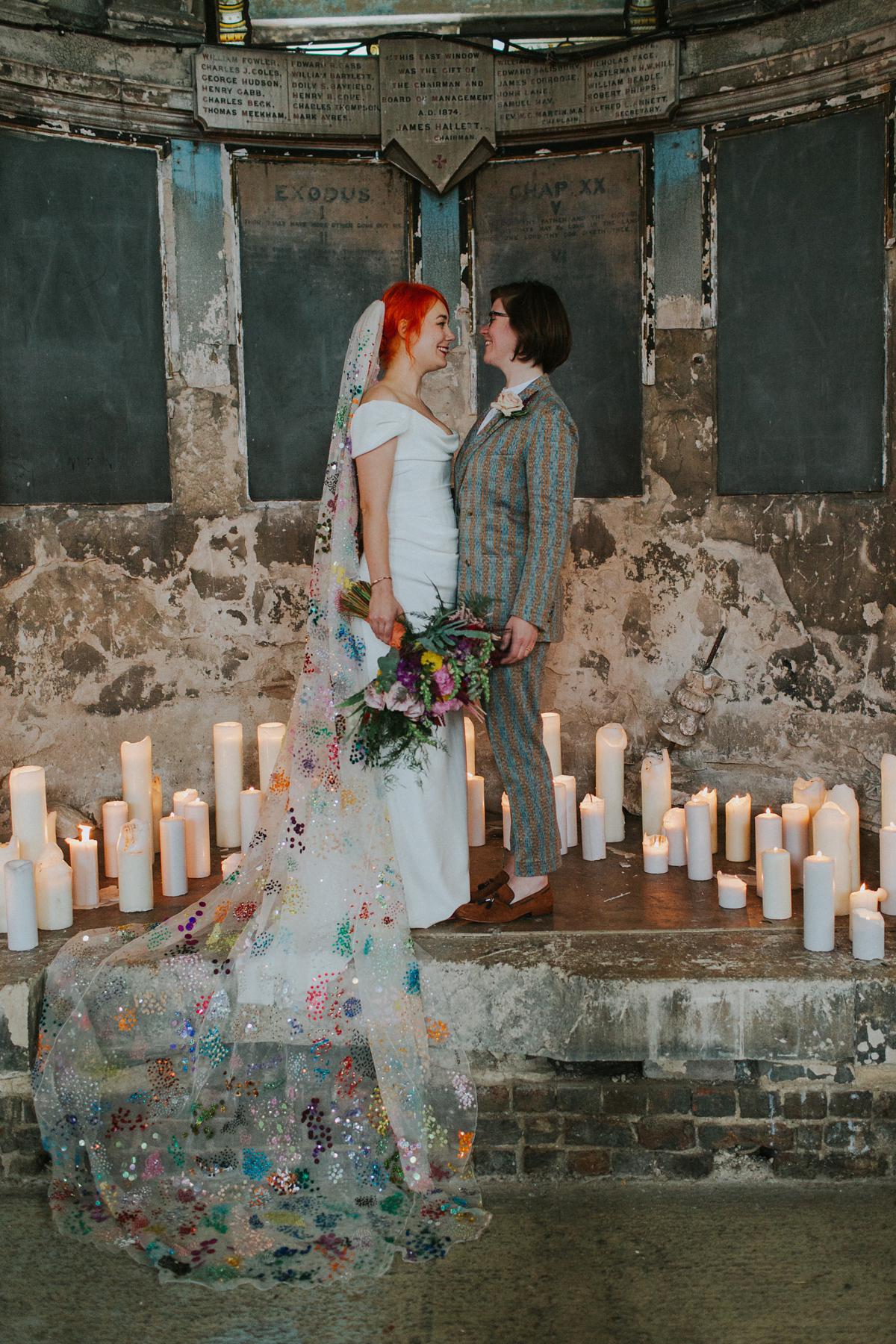 colourful alternative same sex wedding 51 1