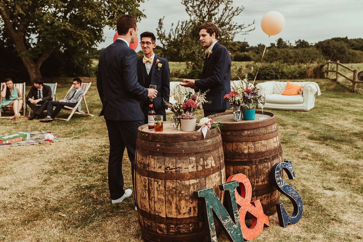 fun colourful non traditional summer wedding 22 1