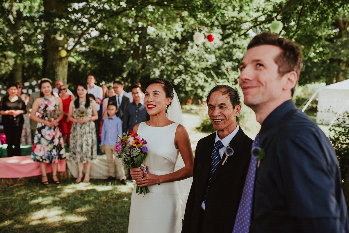 j crew dress colourful kent farm wedding 15 1