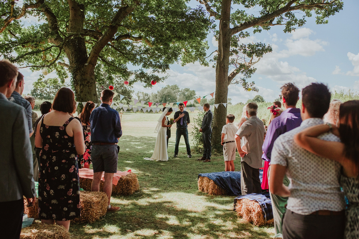 j crew dress colourful kent farm wedding 17 1