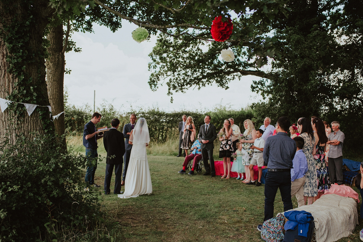 j crew dress colourful kent farm wedding 19 1