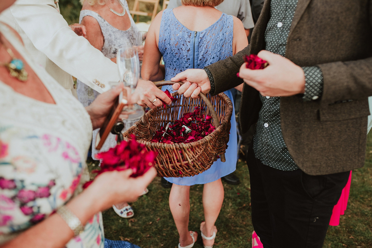 j crew dress colourful kent farm wedding 28 1