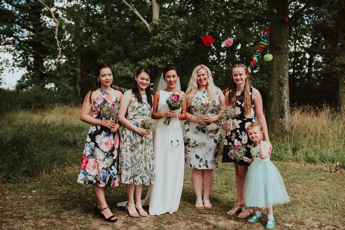 j crew dress colourful kent farm wedding 34 1