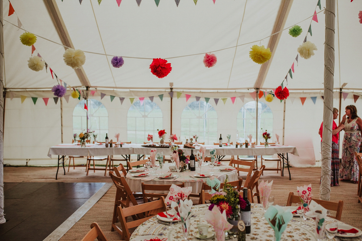 j crew dress colourful kent farm wedding 40 1