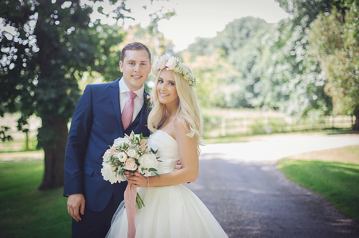 romantic pink notley abbey wedding 4 1