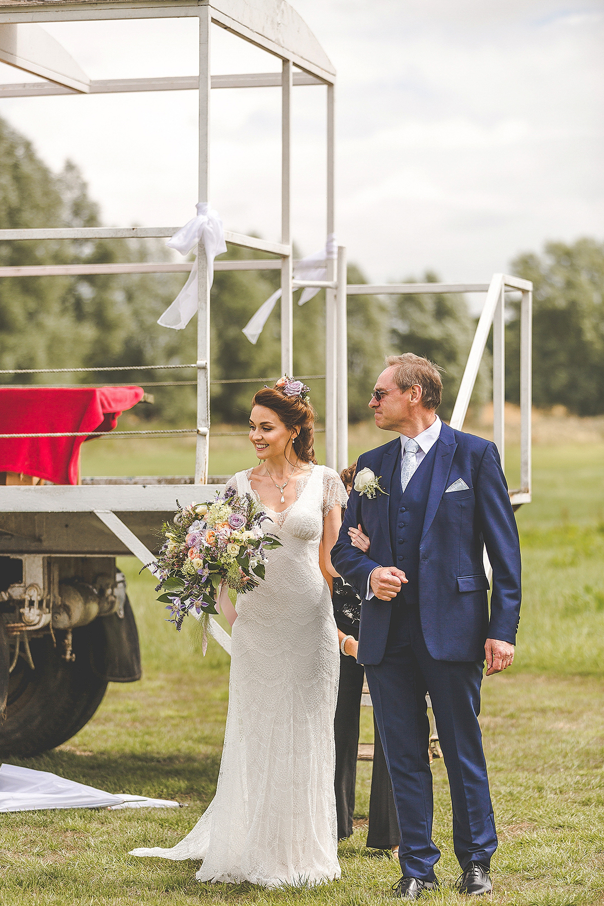 A Temperley Gown for a Romantic and Whimsical Summer Wedding 24 temperley dress ed sheeran wedding 31 1