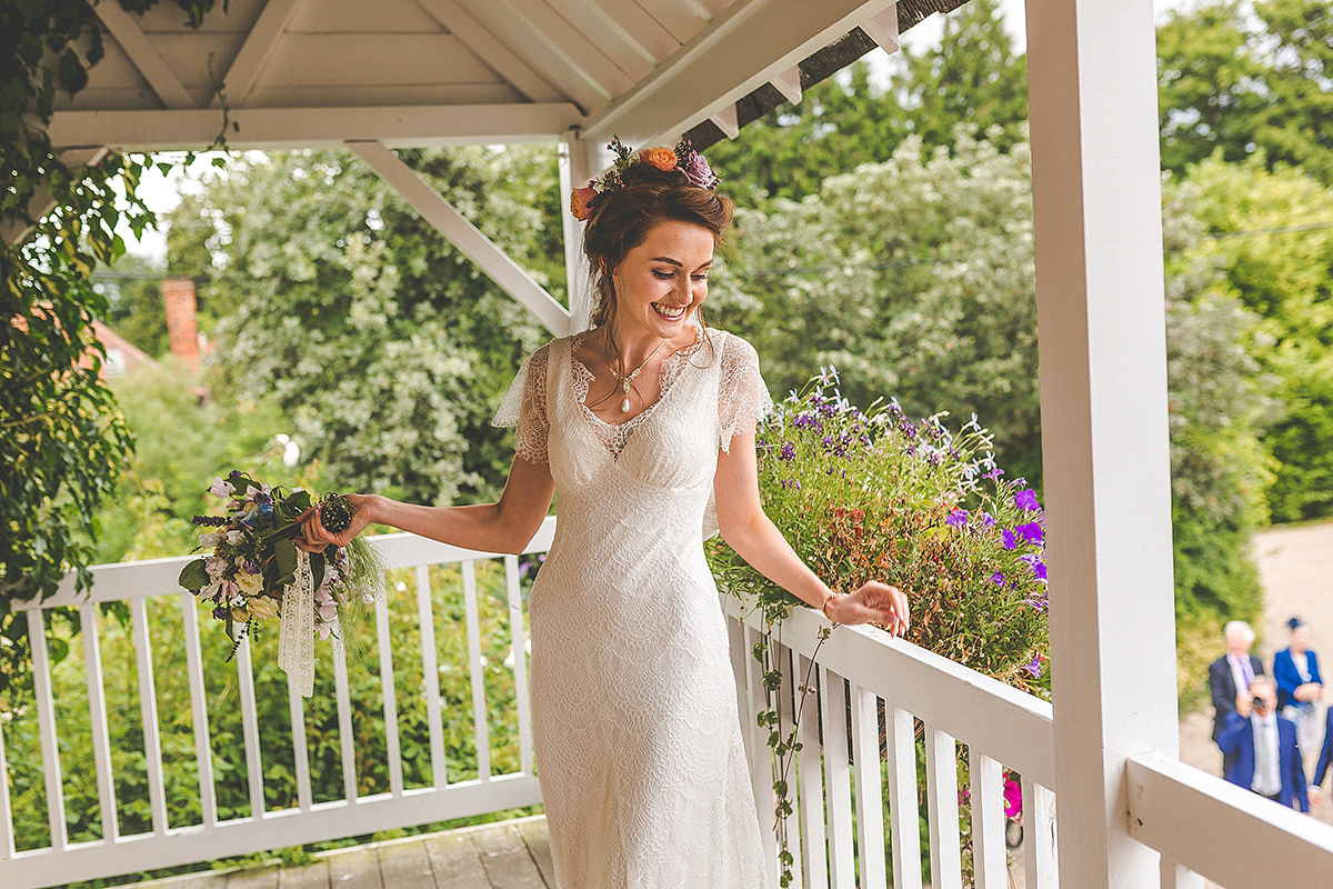 A Temperley Gown for a Romantic Whimsical Summer Wedding