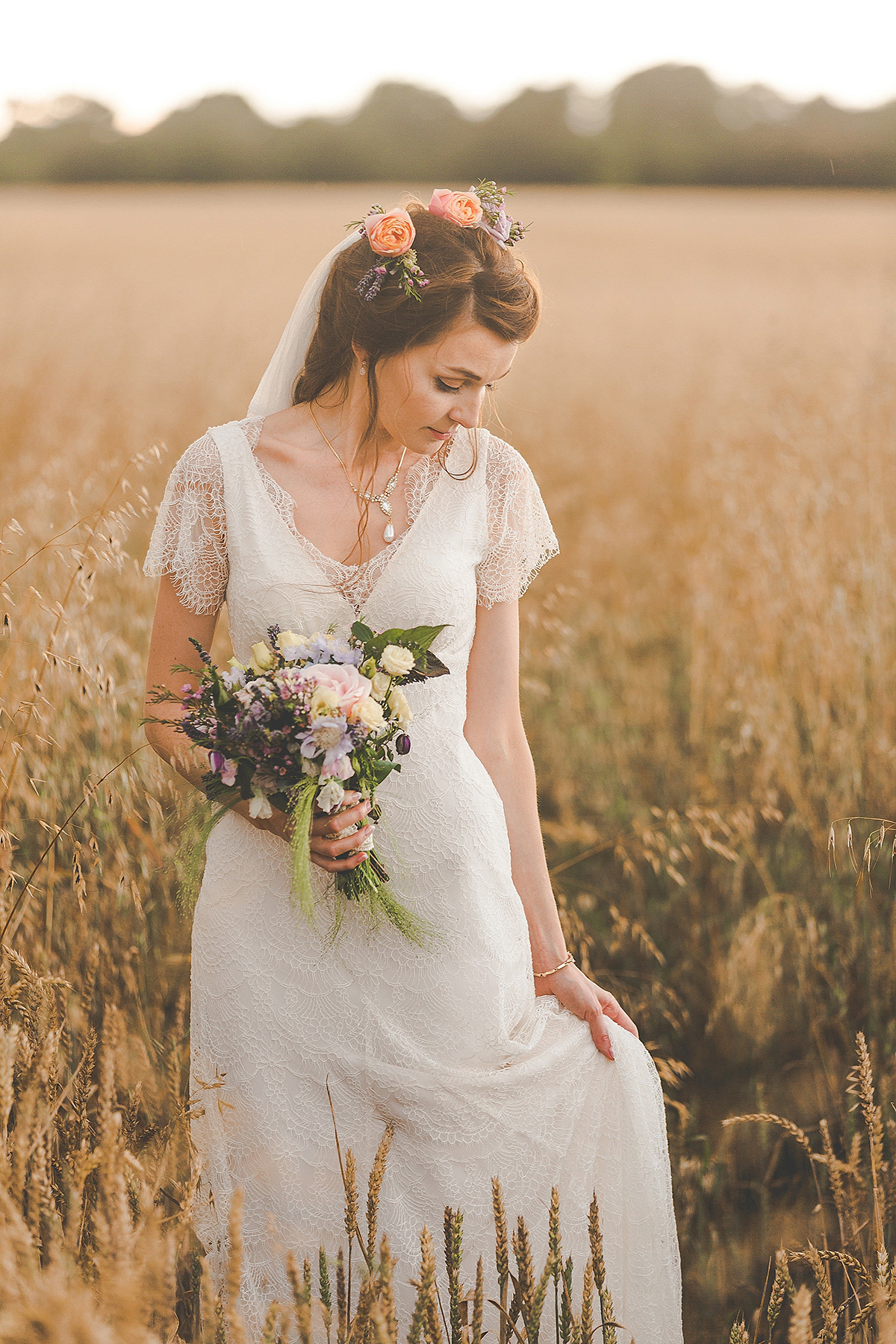 A Temperley Gown for a Romantic and Whimsical Summer Wedding 45 temperley dress ed sheeran wedding 95 1