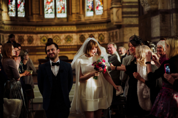 A Valentino Dress for a Stylish and Unconventional London Wedding