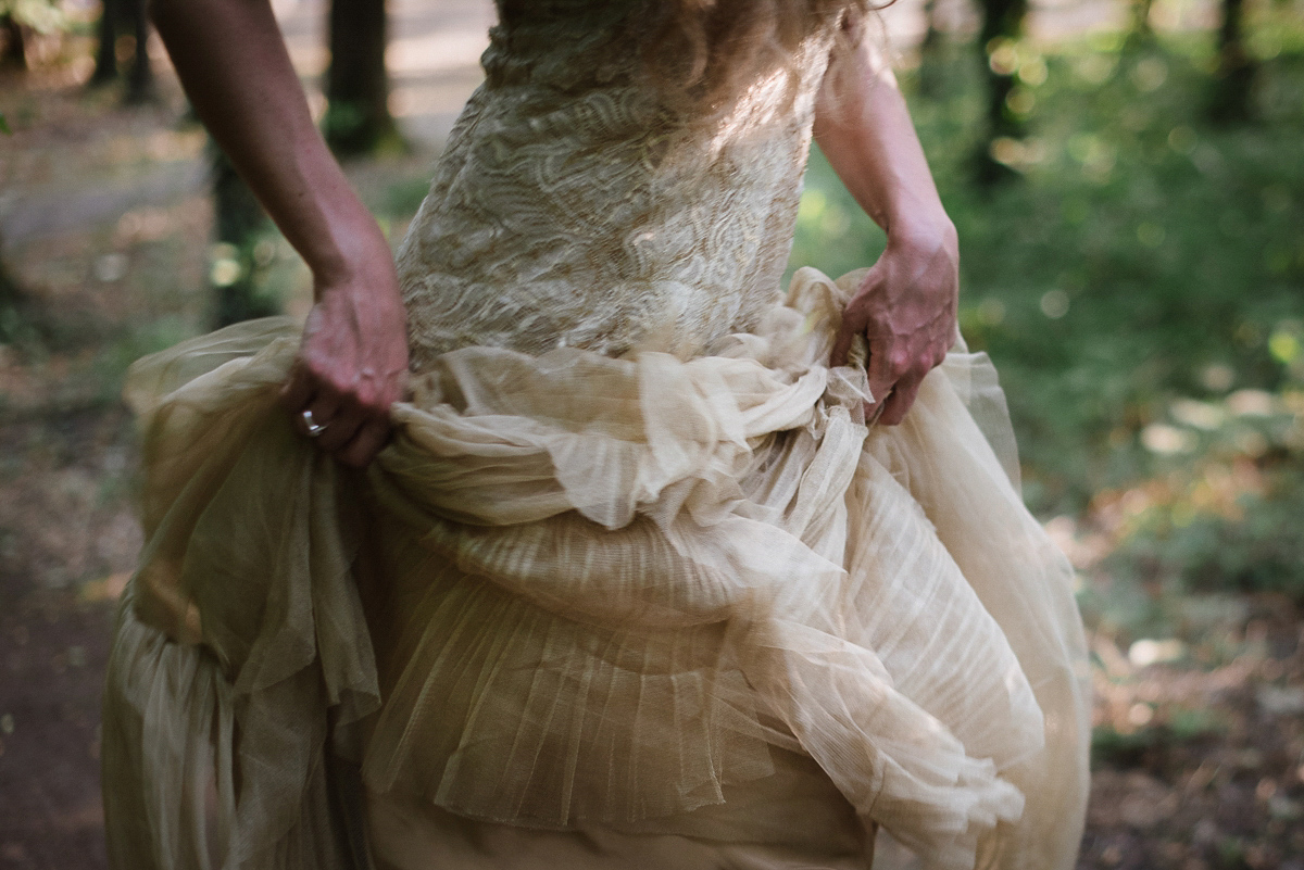 Gold Alberta Ferretti wedding dress 67 1