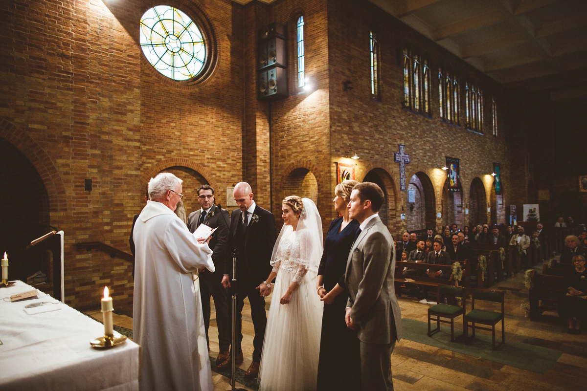 bhldn dress industrial inspired winter wedding 24 1