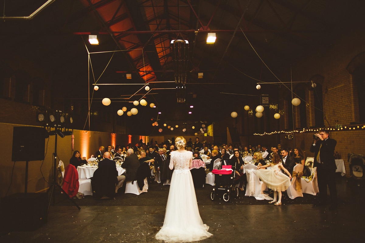 bhldn dress industrial inspired winter wedding 8 1