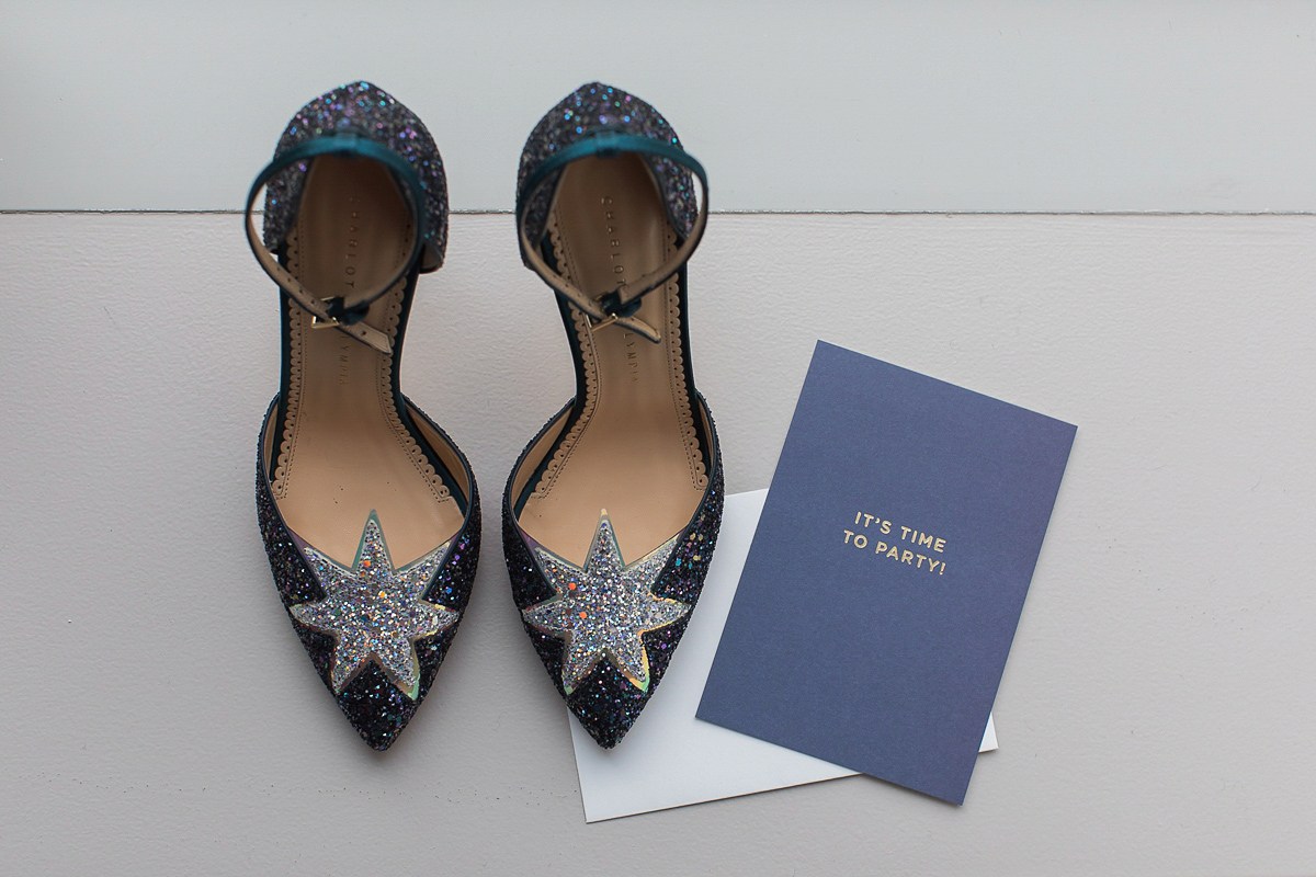 blue wedding dress charlotte olympia star shoes 43 1