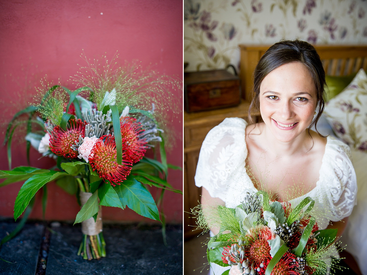 bouret lace beach wedding devon 36 3