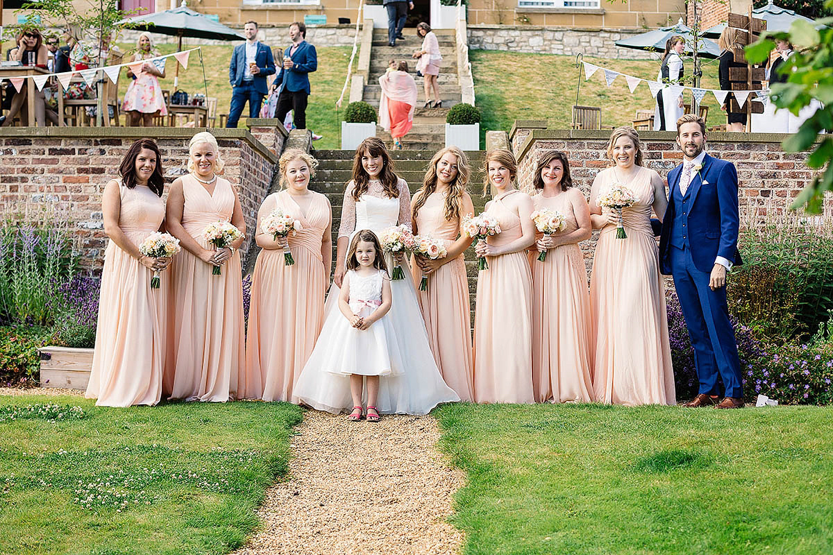 caroline castigliano peach wedding 20 3