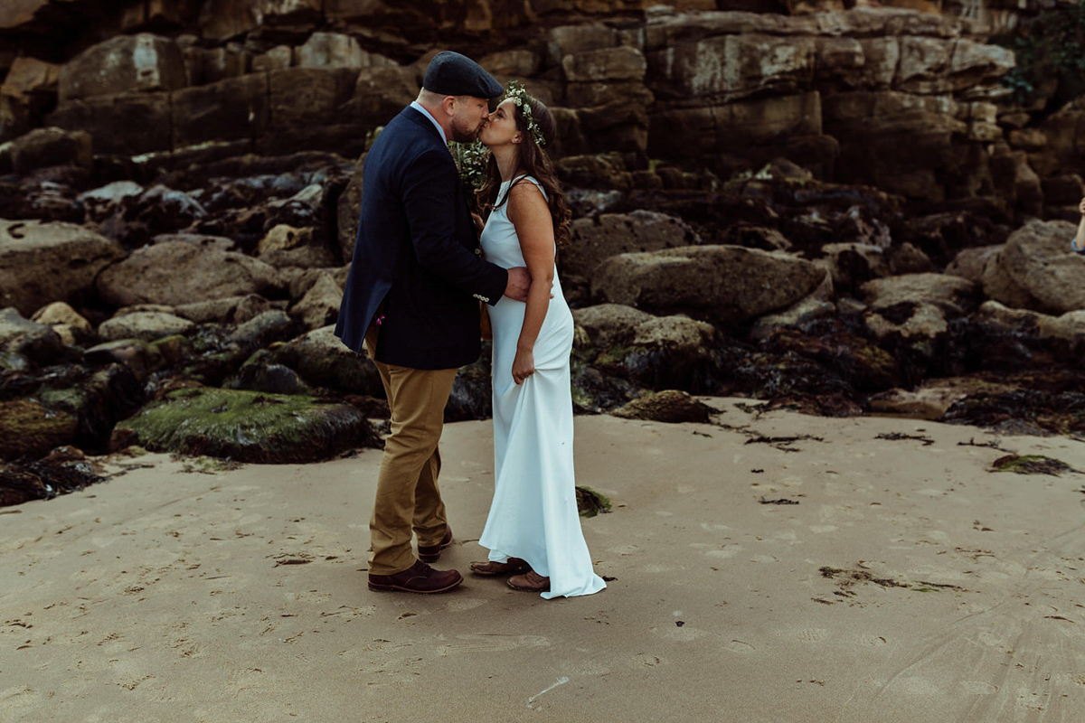 charlie brear dress drakestone northumberland nature wedding 13 1