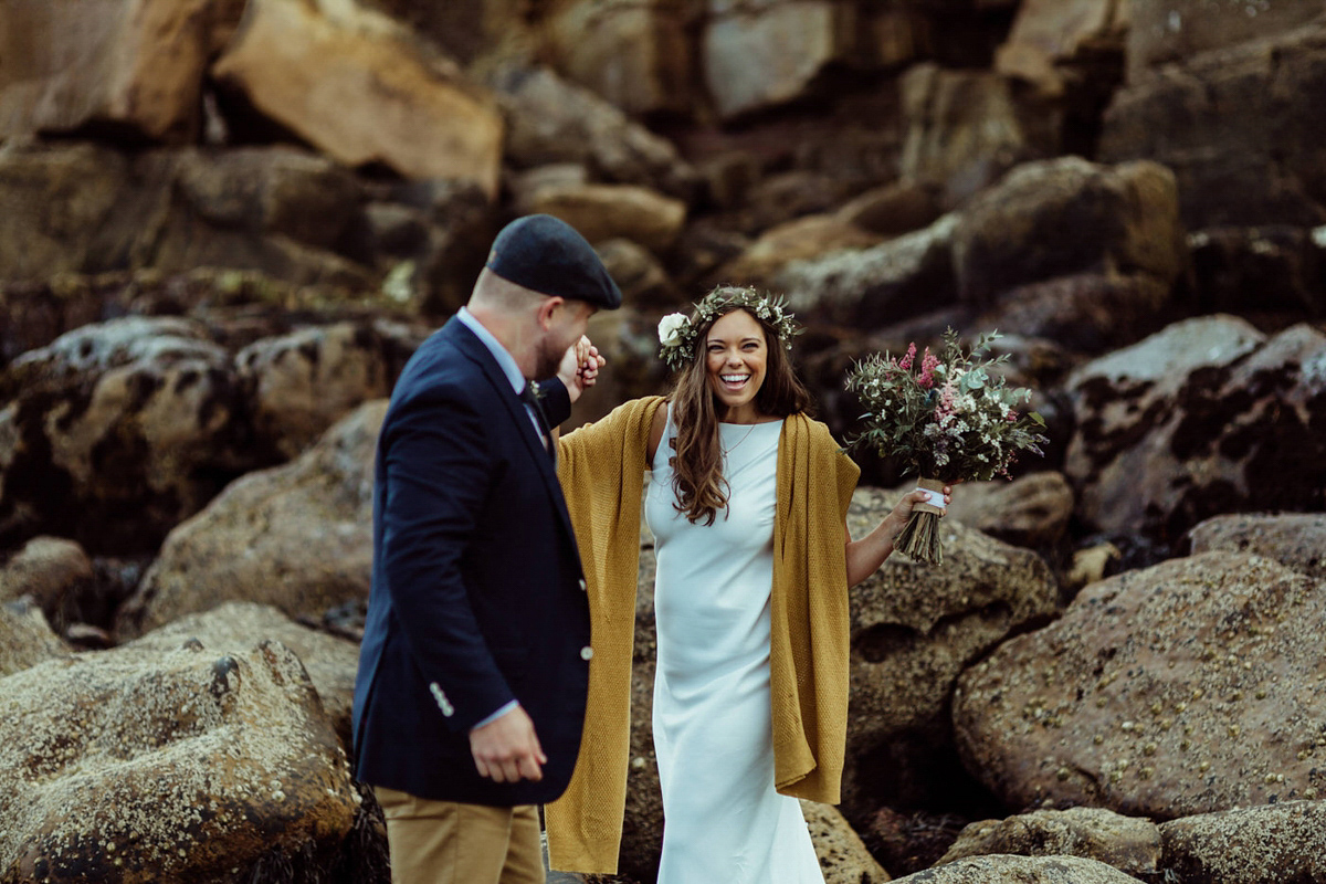 charlie brear dress drakestone northumberland nature wedding 16 1