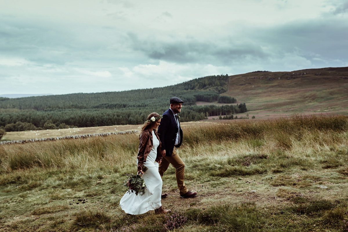 charlie brear dress drakestone northumberland nature wedding 27 1