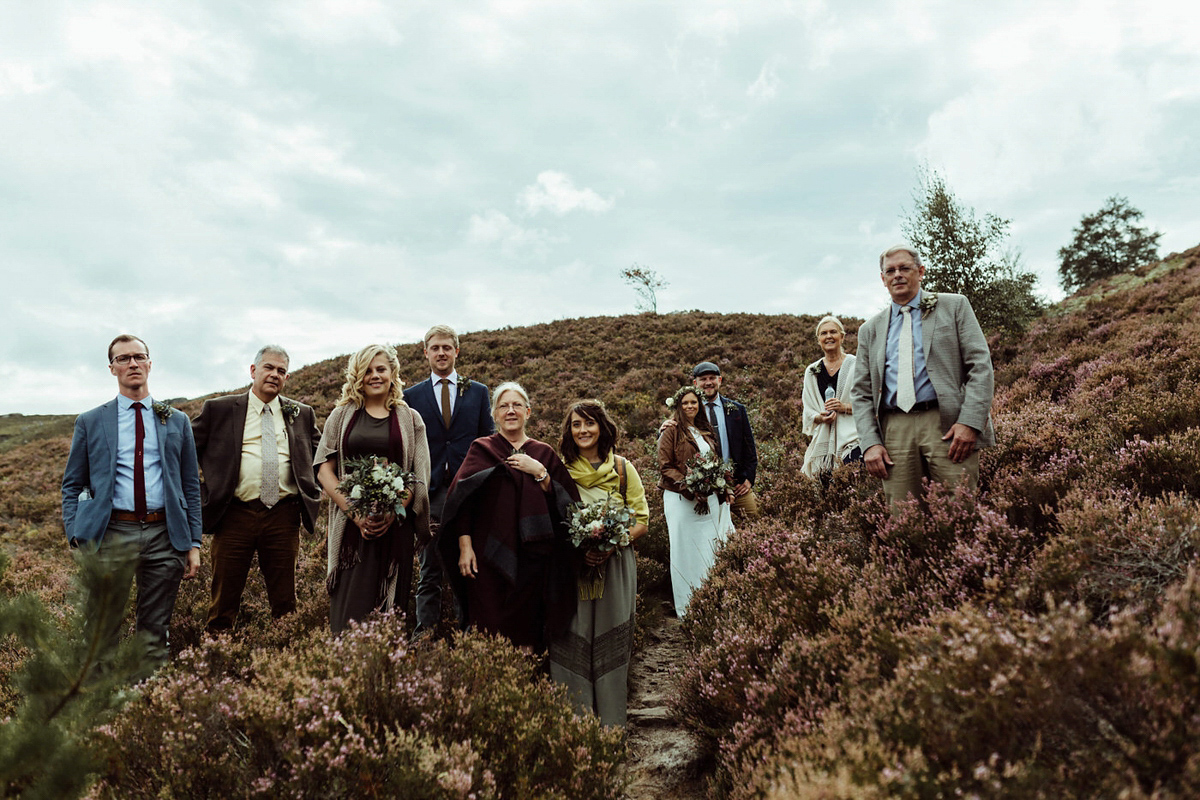 charlie brear dress drakestone northumberland nature wedding 28 1