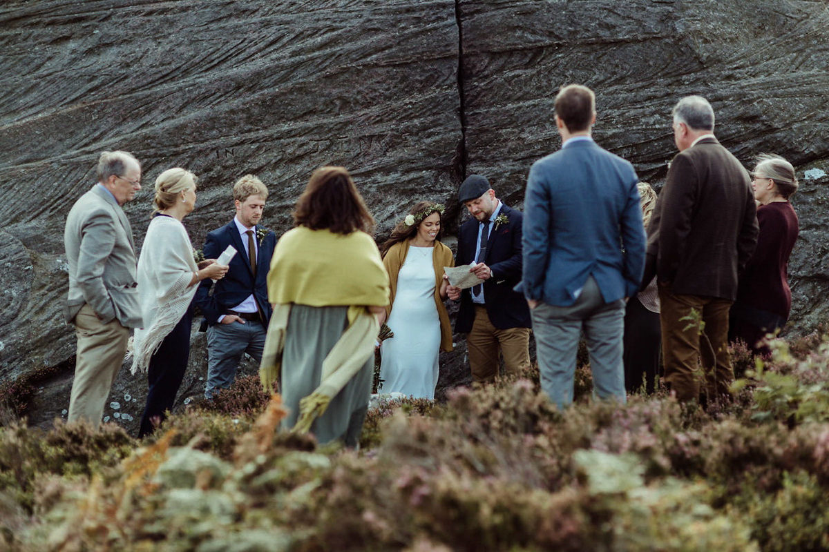 charlie brear dress drakestone northumberland nature wedding 30 1