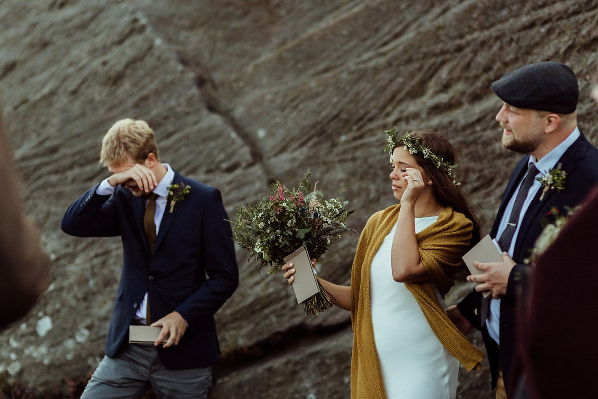 charlie brear dress drakestone northumberland nature wedding 36 1