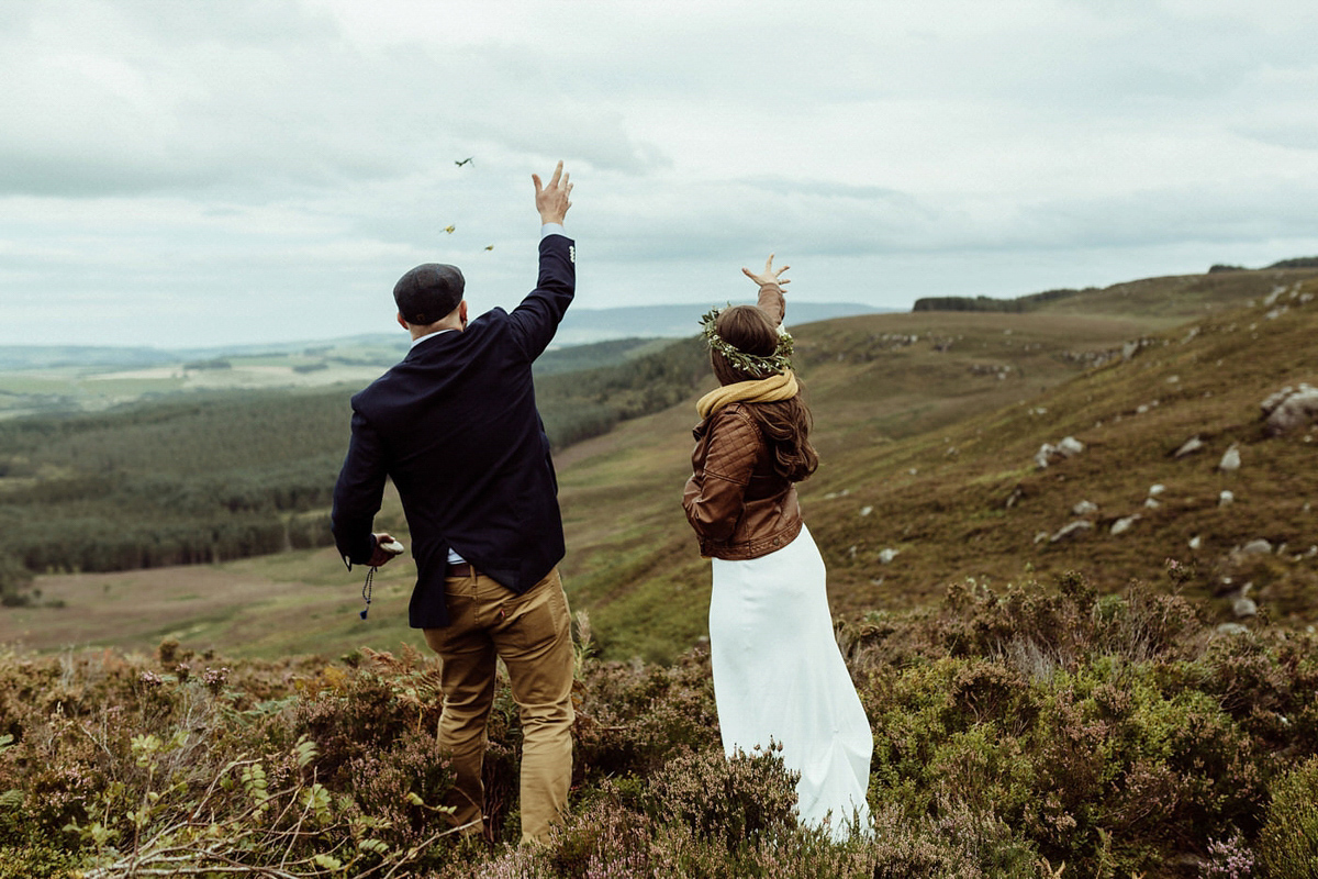 charlie brear dress drakestone northumberland nature wedding 42 1