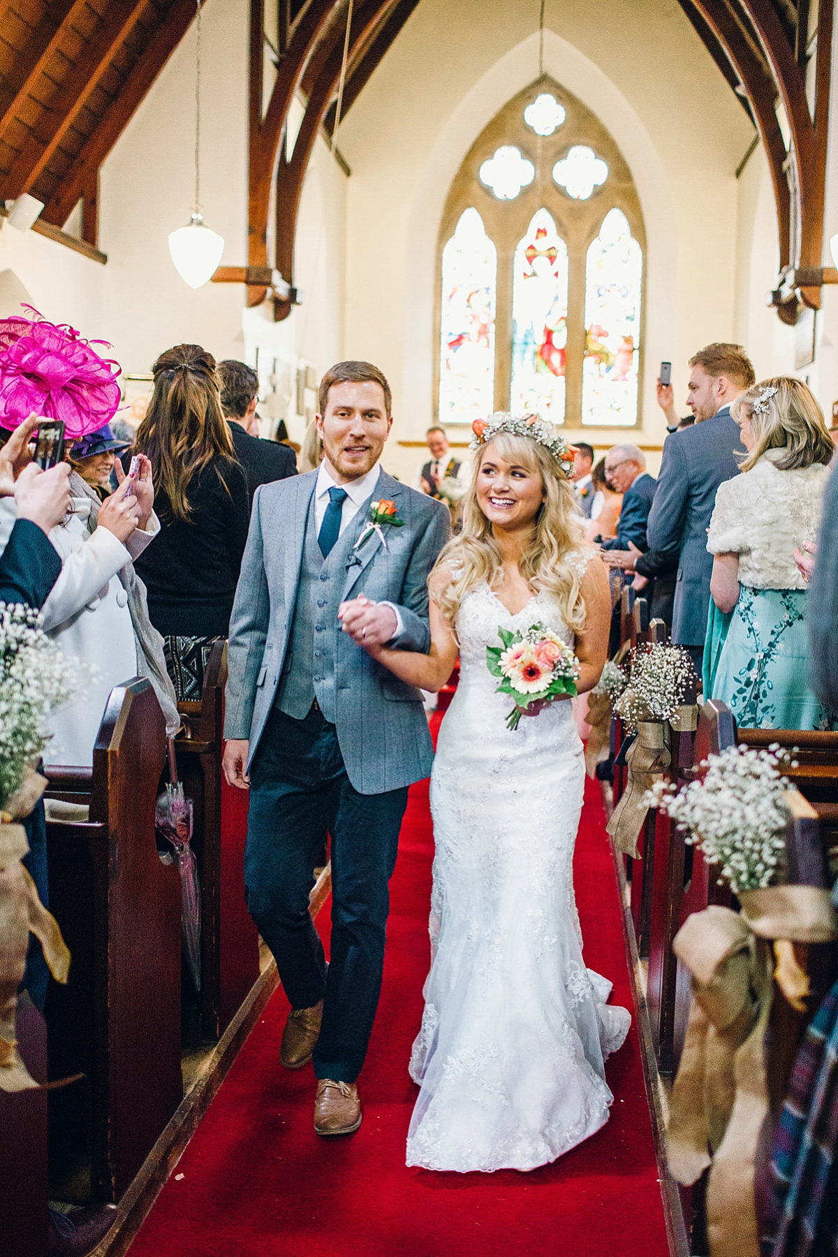 Peach church best sale dress