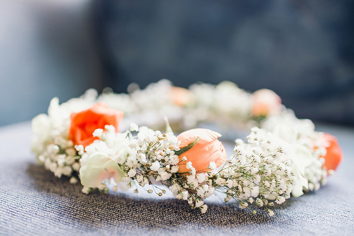 essense of australia peach wedding 36 1 - A Peach Toned Flower Crown and Essense of Australia Gown essense of australia peach wedding 36 1