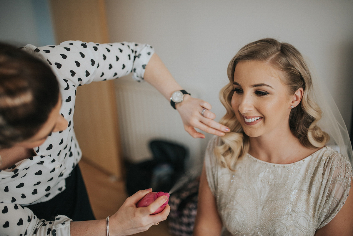 harlow jenny packham scottish winter wedding 14 1