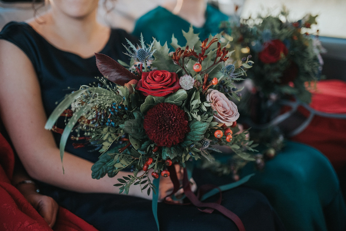 harlow jenny packham scottish winter wedding 22 1