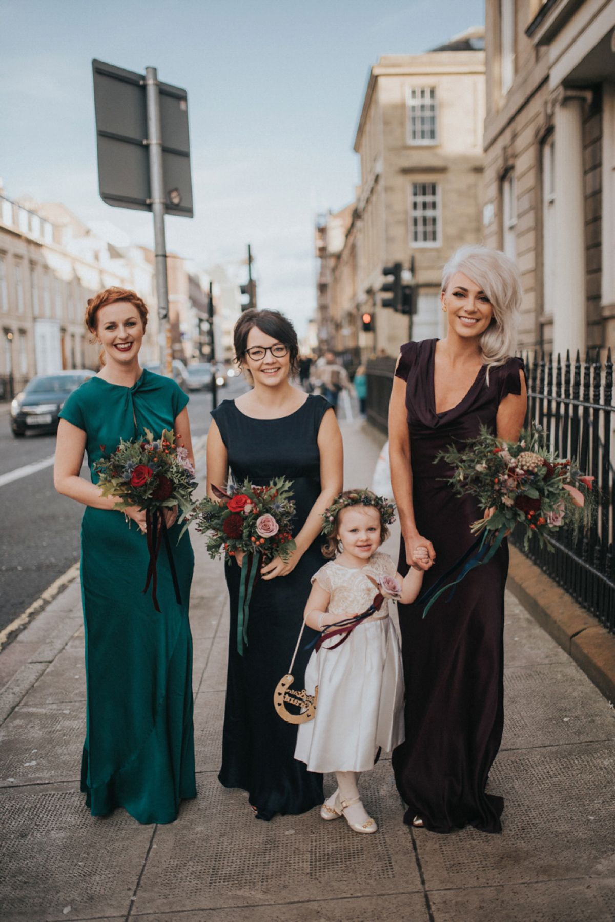 harlow jenny packham scottish winter wedding 25 1