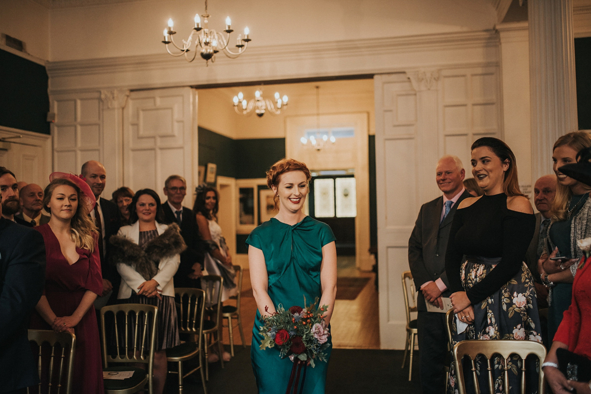 harlow jenny packham scottish winter wedding 29 1