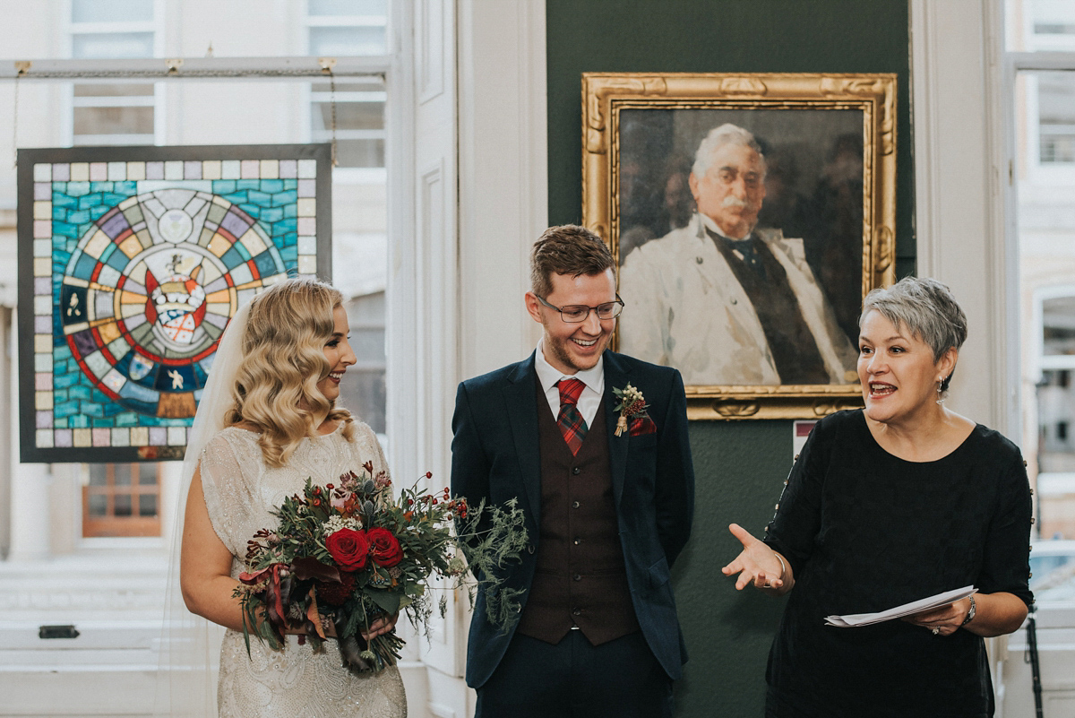 harlow jenny packham scottish winter wedding 33 1