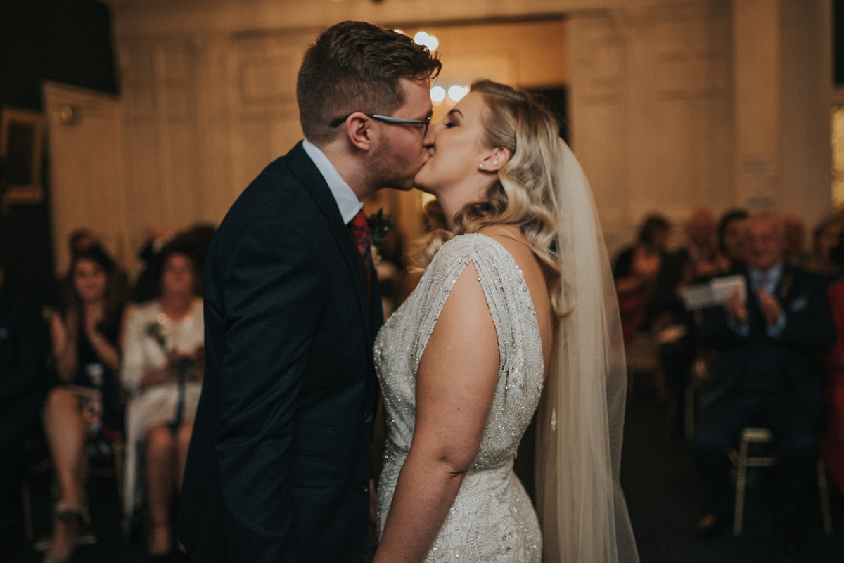 harlow jenny packham scottish winter wedding 39 1