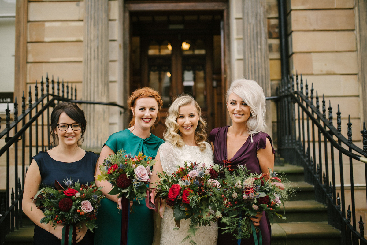 harlow jenny packham scottish winter wedding 46 1