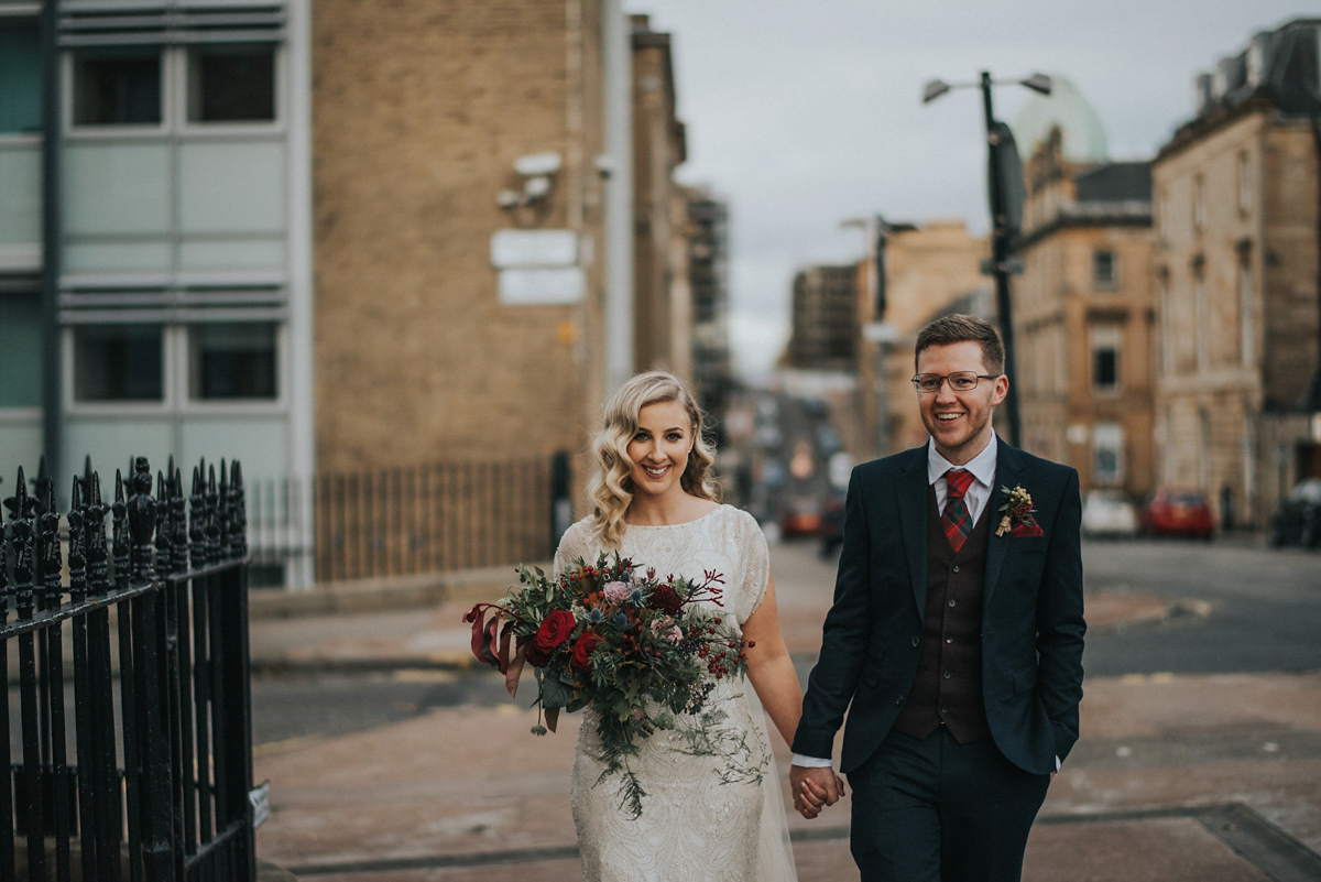 harlow jenny packham scottish winter wedding 53 1