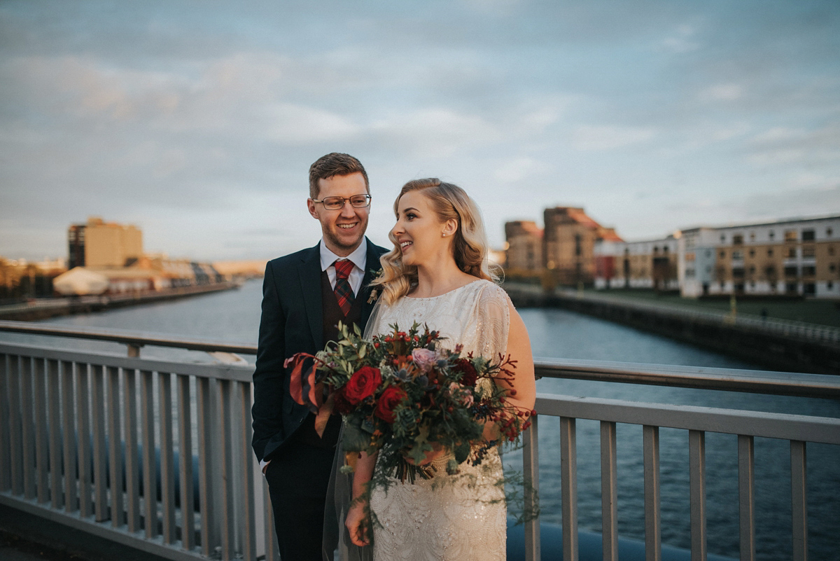 harlow jenny packham scottish winter wedding 54 1