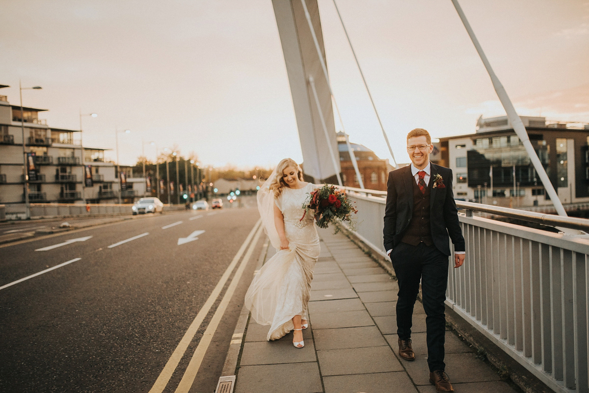 harlow jenny packham scottish winter wedding 57 1